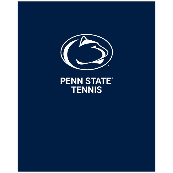 navy folder with Penn State Tennis below Athletic Logo